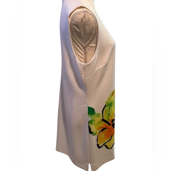 Lauren Women's Ralph Lauren White Floral Print Sleeveless Dress - Picture 4 of 9